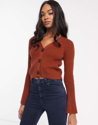 cropped boyfriend cardigan