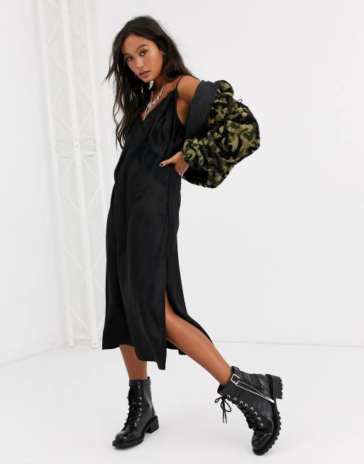 Asos sales camo dress