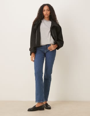 Asos Design Cropped Cape Formal Coat In Black