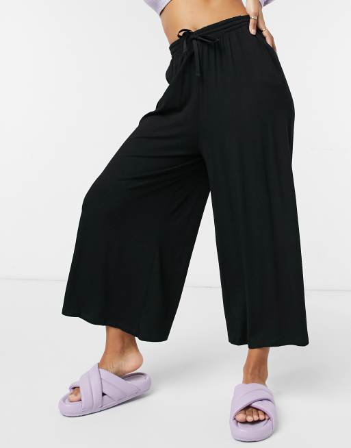 ASOS DESIGN slim ankle length pants in black