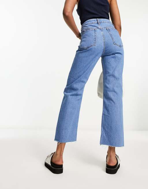 Asos cropped hot sale jeans