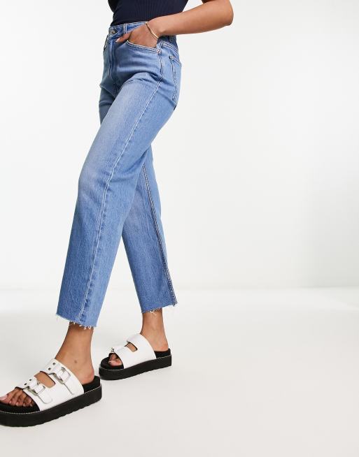 Asos cropped hot sale jeans