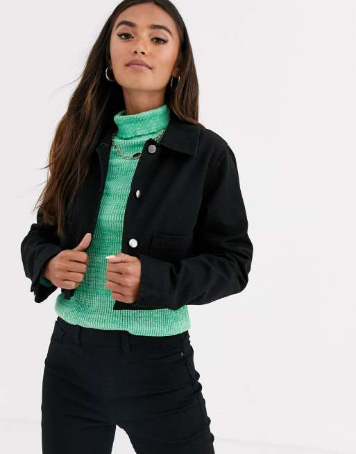 Select Crop Jacket, Black