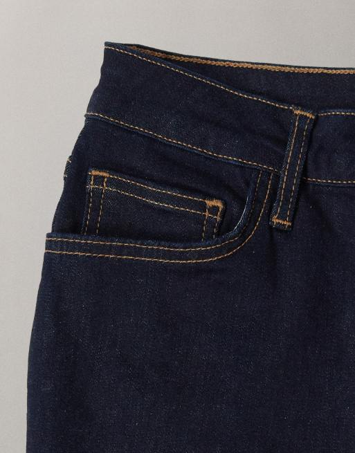 ASOS DESIGN - Cropped jeans med svaj i skyllet vask, 6 af 7