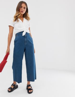 lightweight cropped jeans