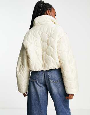 【COLOR iN ID】Herringbone quilted jacket Long Quilted Herringbone Jacket | Banana Republic Factory