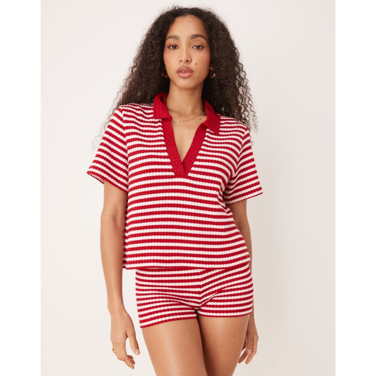 open lace back dress Camden Balloon Print Polo