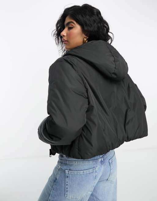 Shore leave by urban cheap outfitters black zip puffer jacket