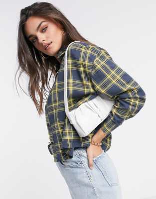 yellow checked top