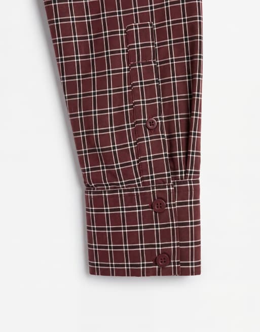 ASOS DESIGN cropped skjorte i tern, 8 af 8