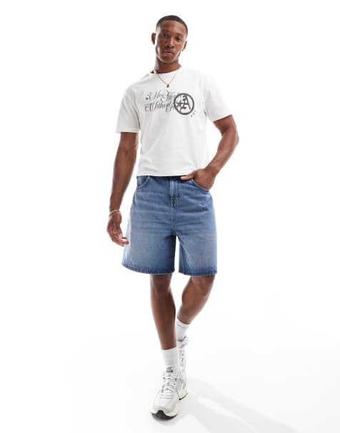 ASOS DESIGN cropped standard t-shirt with print and studding - view 1