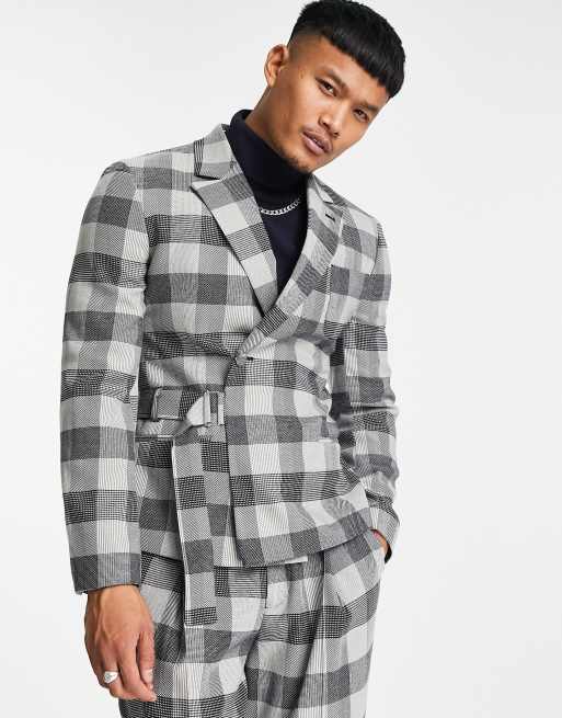 ASOS DESIGN suit in grey check | ASOS