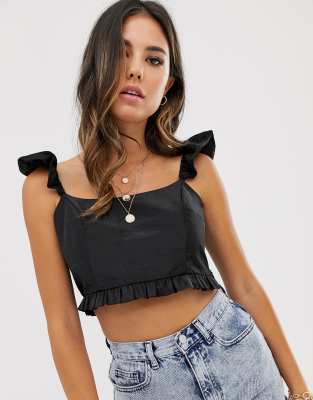 asos frill top