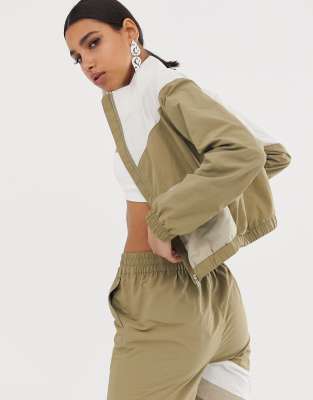 asos khaki tracksuit