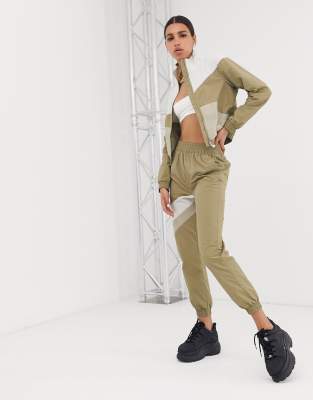 asos khaki tracksuit