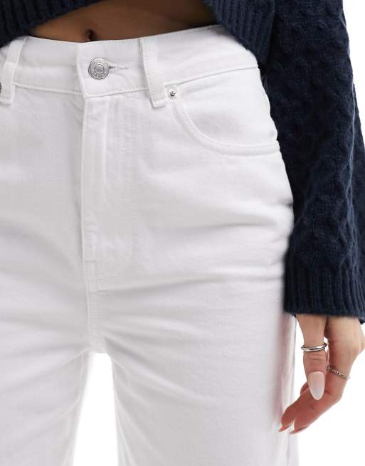 ASOS DESIGN cropped wide jeans in white, 5 of 5