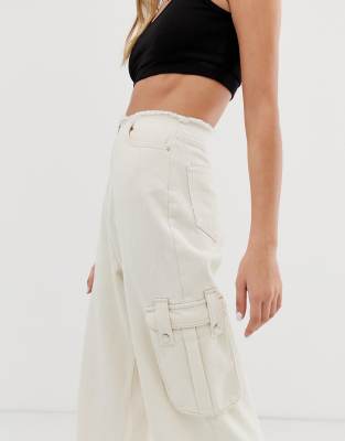 wide leg utility pants