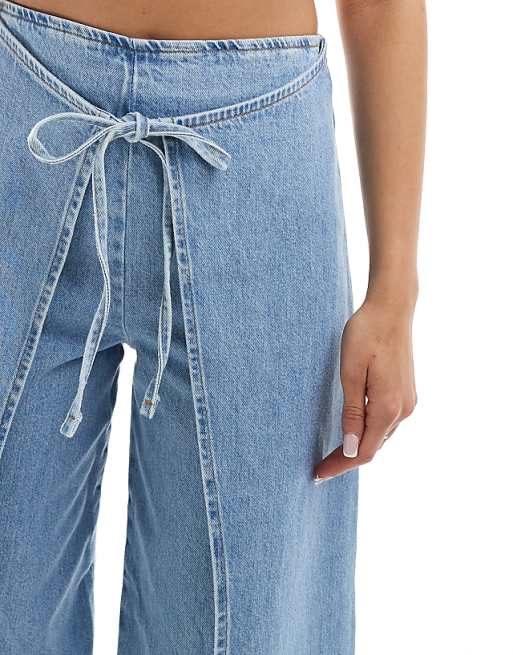 New Ribbon embossed elastic waist wide leg pants New Ribbon embossed elastic waist wide leg pants