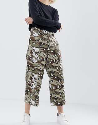 asos camo pants