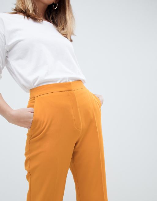 ASOS DESIGN cropped wide leg pants