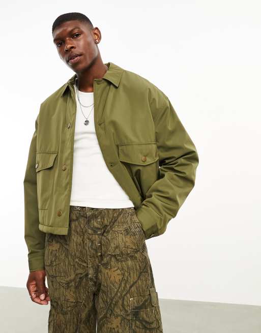 Asos green outlet jacket