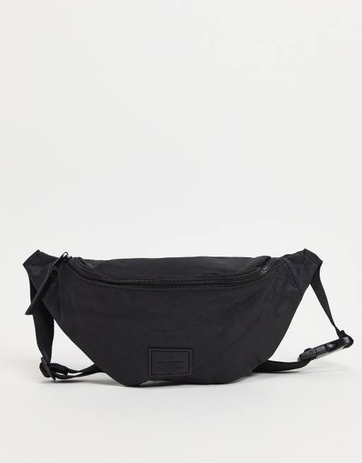 Black small shop bum bag