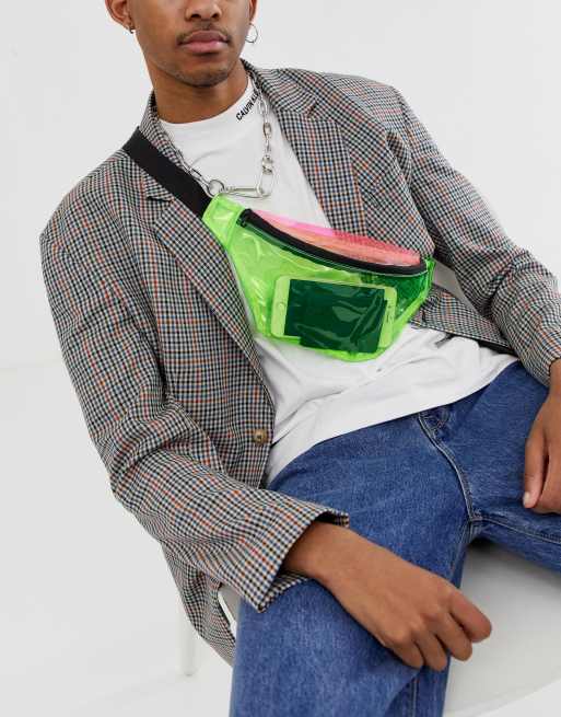 Fluorescent shop bum bag