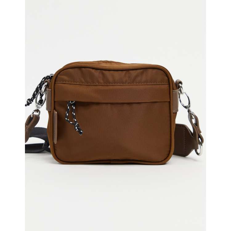 Nylon camera 2025 crossbody bag