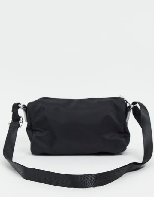 Black canvas 2025 crossbody bag