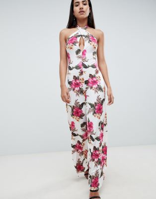 hawaiian print jumpsuit