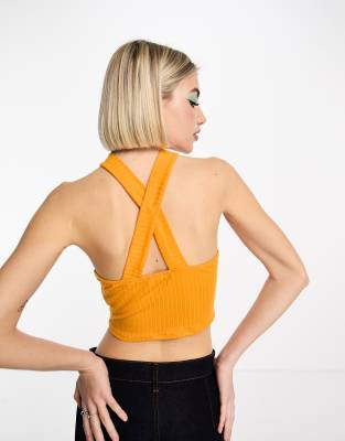 asos ribbed crop top