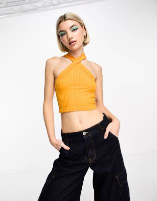 asos ribbed crop top