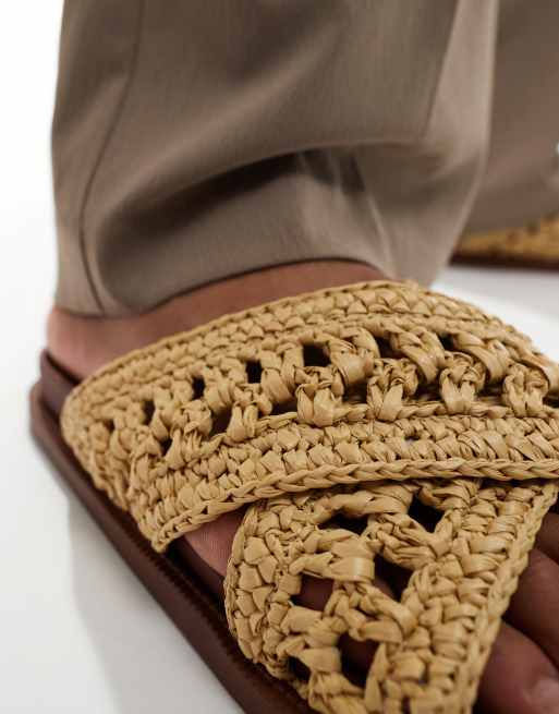 ASOS DESIGN cross-over woven sandals, 3 of 4