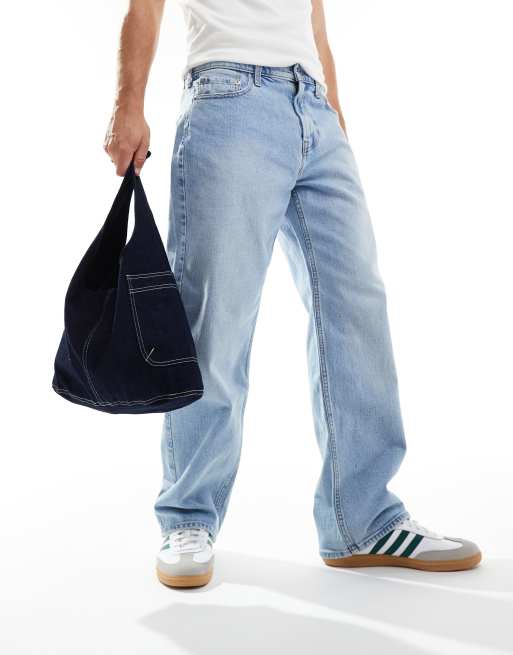 ASOS DESIGN - Crossbody schoudertas in donker denim, 2 van 4