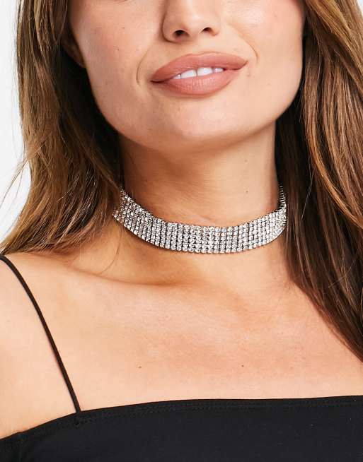 Crystal choker deals design