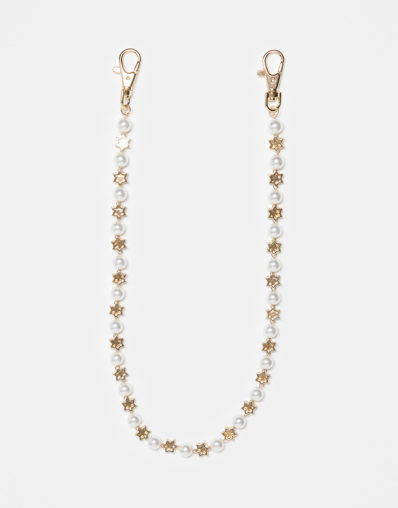 ДИЗАЙНЕРСКАЯ джинсовая цепочка ASOS с хрустальной звездой и жемчугом