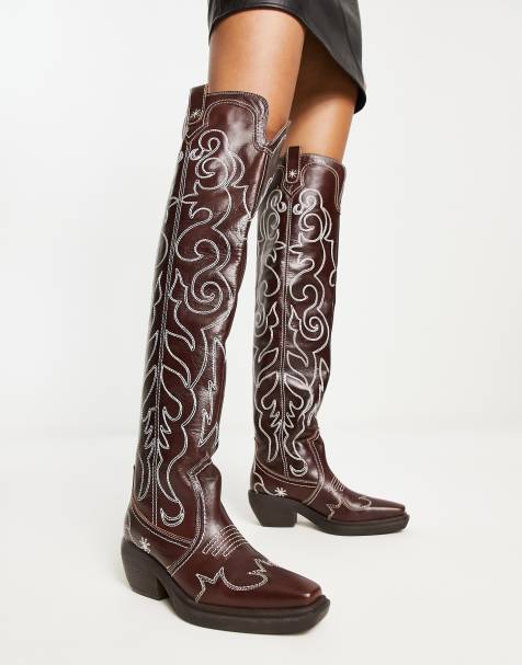 Short hot sale cowgirl boot