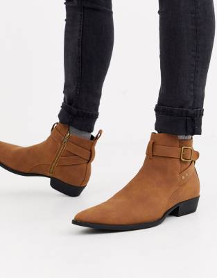 asos tan chelsea boots