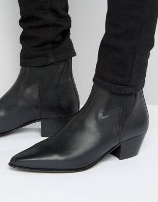 mens high heel boot