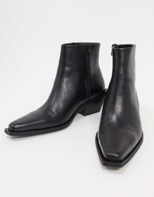 cuban heel western chelsea boots