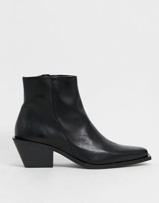 asos black leather chelsea boots
