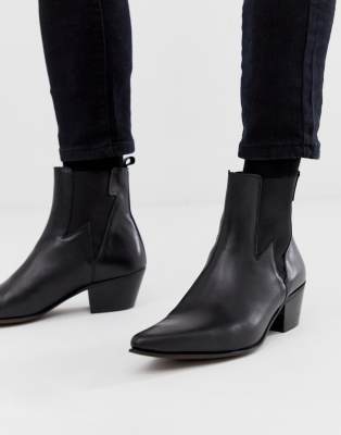 cuban heel western boots