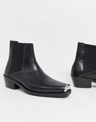 asos black chelsea boots