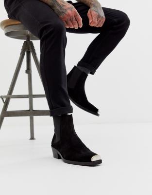 asos cuban heel boots