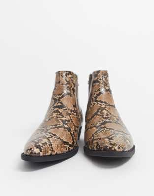 cuban heel western chelsea boots