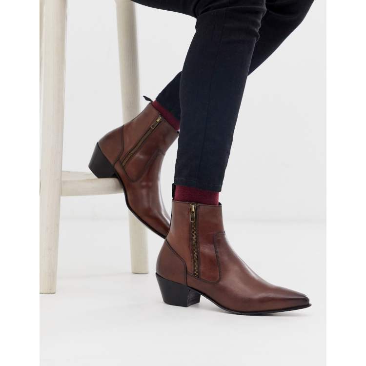 Chelsea boots cuban clearance heel