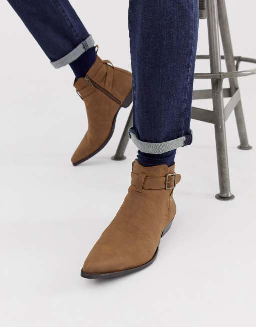 Asos cuban hotsell heel boots