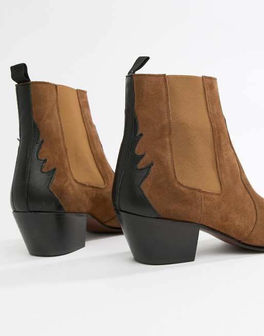 Asos tan hot sale chelsea boots