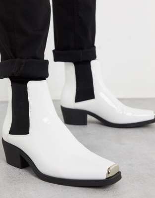 asos cuban heel boots