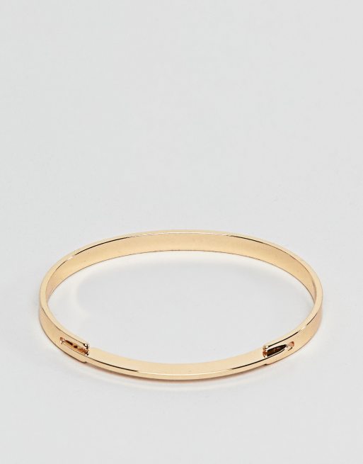 ASOS DESIGN Cuff bracelet with sleek hinge